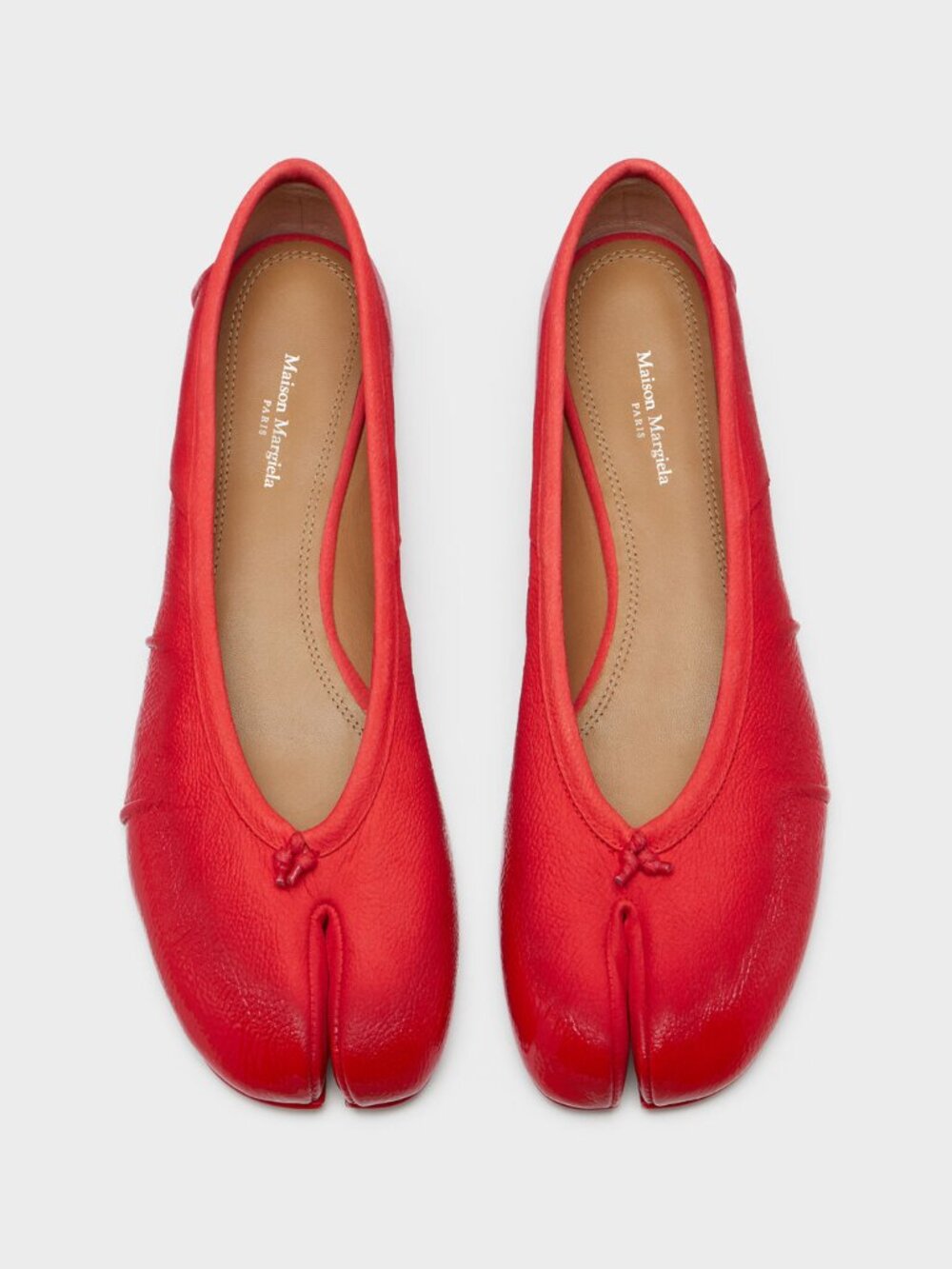 Maison Margiela Women's Red Tabi New Ballerina 38